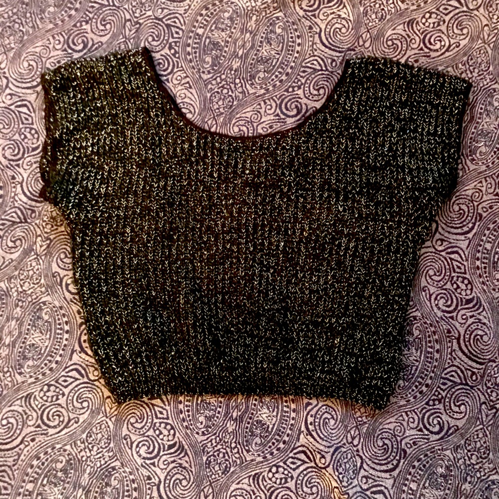 Cropped vintage sweater